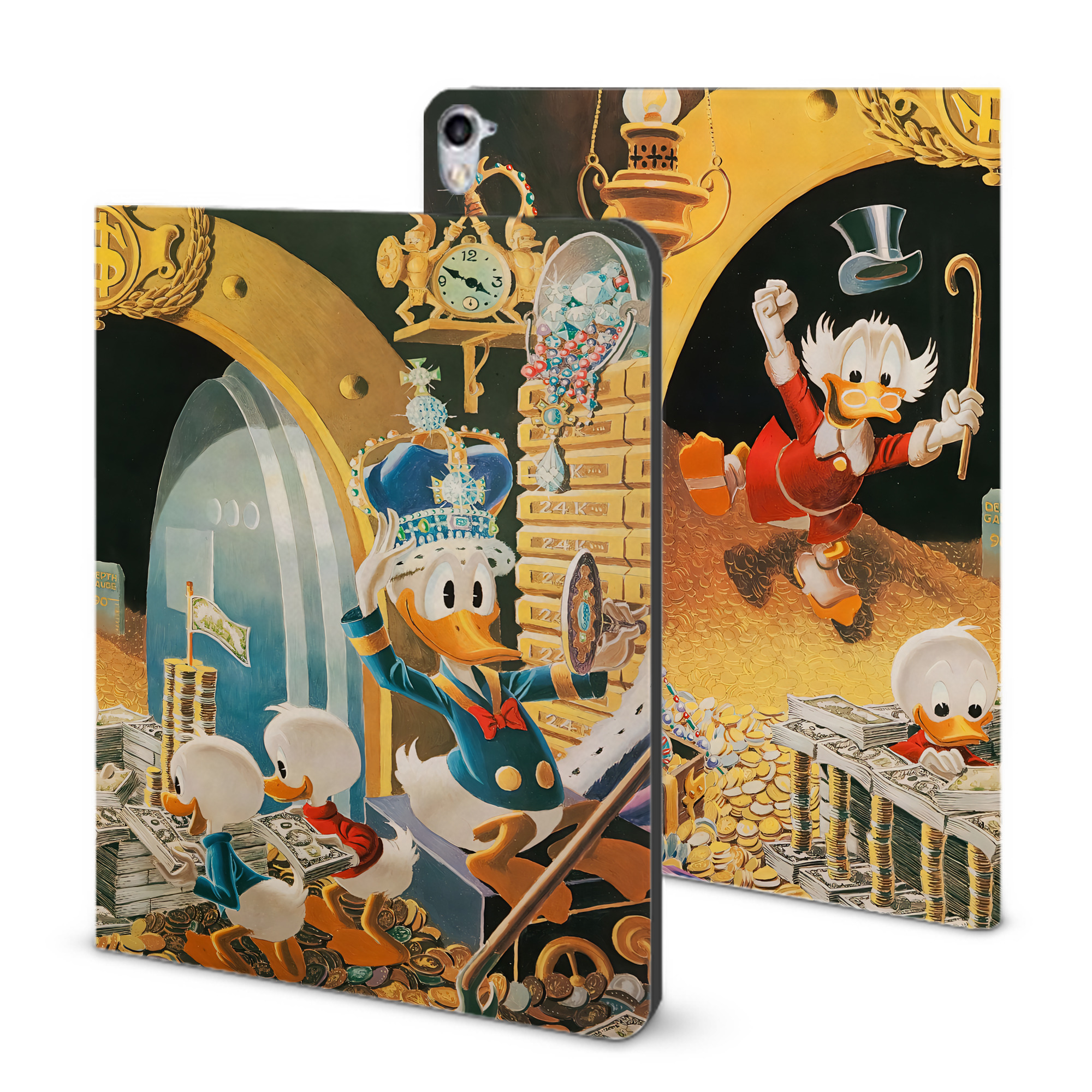 （画像用） ミッキーマウス Mickey Mouse IPad ケース ブック型 PUレザー TPU 耐衝撃 軽量 薄型 ペン収納なし 全面保護 IPad 各モデル対応